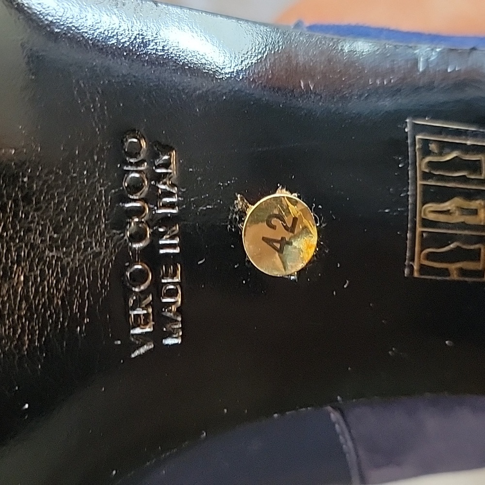 Women's STELE Leather size 42 boots, new with a box, blue color. - Picture 7 of 10